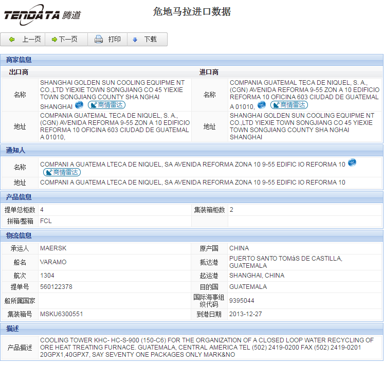 海关数据,进出口数据,进口数据,九州ku游官网,贸易,危地马拉